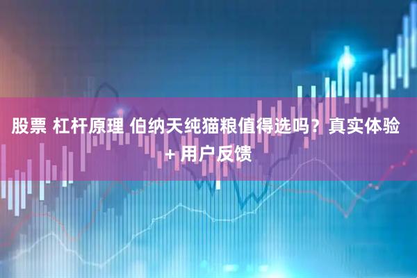股票 杠杆原理 伯纳天纯猫粮值得选吗？真实体验 + 用户反馈